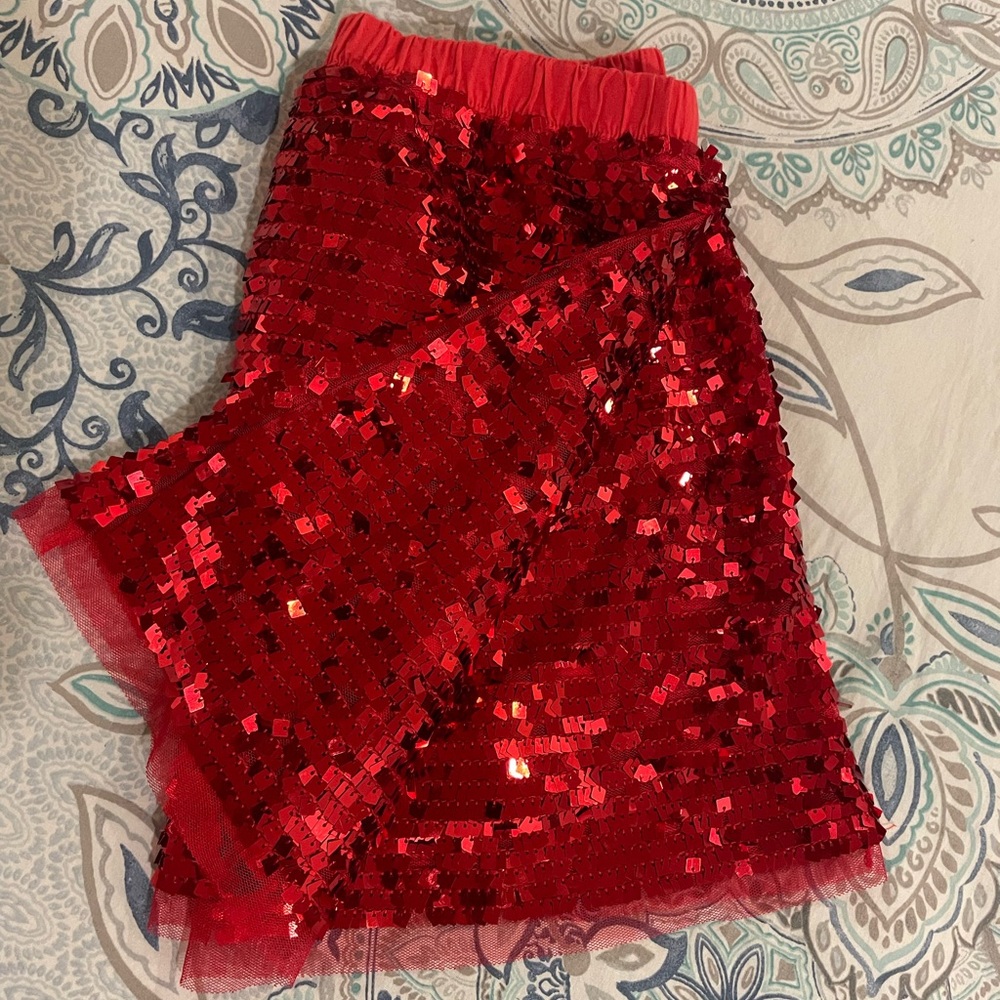 Jcrew Crewcut Girls Sequin Skirt